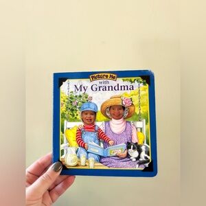 Vintage 1990’s My Grandma Personalized Photo Picture Board Book Gift